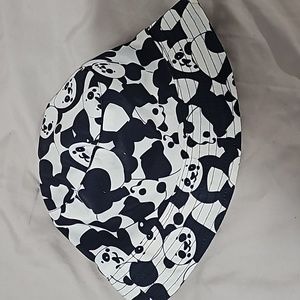 Reversible Panda Print Bucket Hat